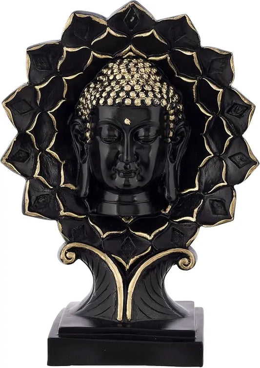 Elegant Buddha Face Statue for Home Decor AShop