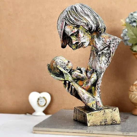 Handpainted Decorative Family Figurine AShop