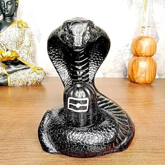 Handcrafted Snake Shiva Backflow Incense Holder with 10 Cones AShop