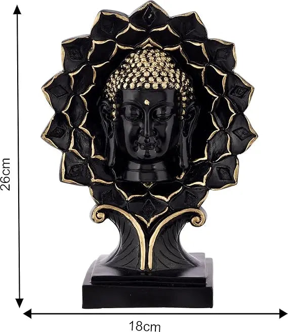 Elegant Buddha Face Statue for Home Decor AShop