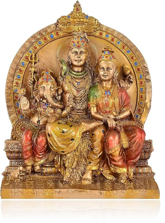Handcrafted Shiva Pariwar Decorative Figurine AShop