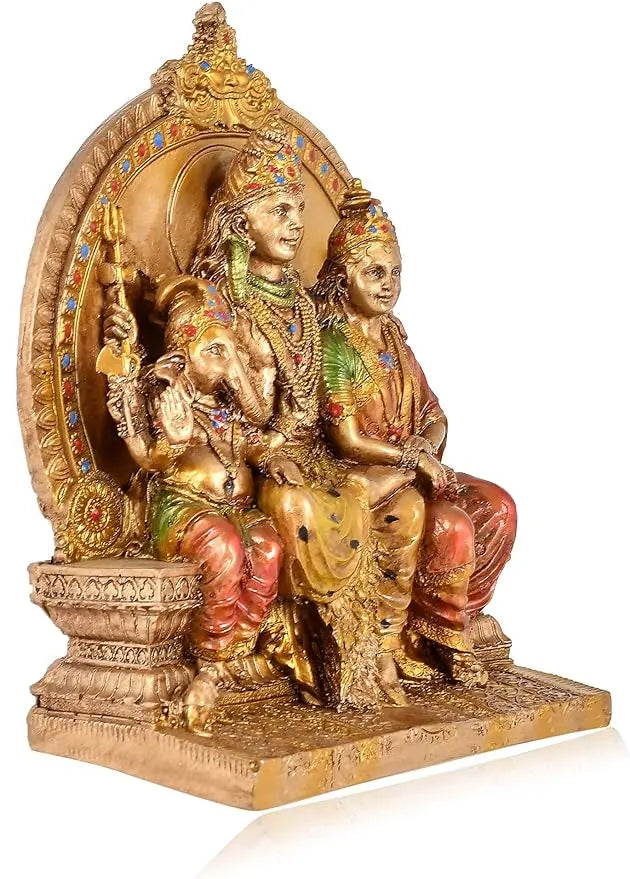Handcrafted Shiva Pariwar Decorative Figurine AShop