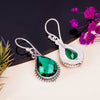 Elegant Teardrop Amethyst Earrings – V11712
